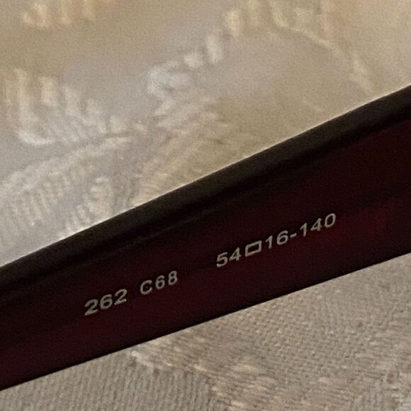 #4928 Envision purple eyeglass frame NOS 262 C68 54 16 140 CSW 4 OZ  PK 9X7X2  L - Picture 8 of 11